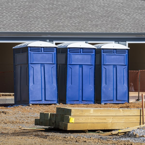 are there any restrictions on where i can place the portable toilets during my rental period in Woodruff Wisconsin